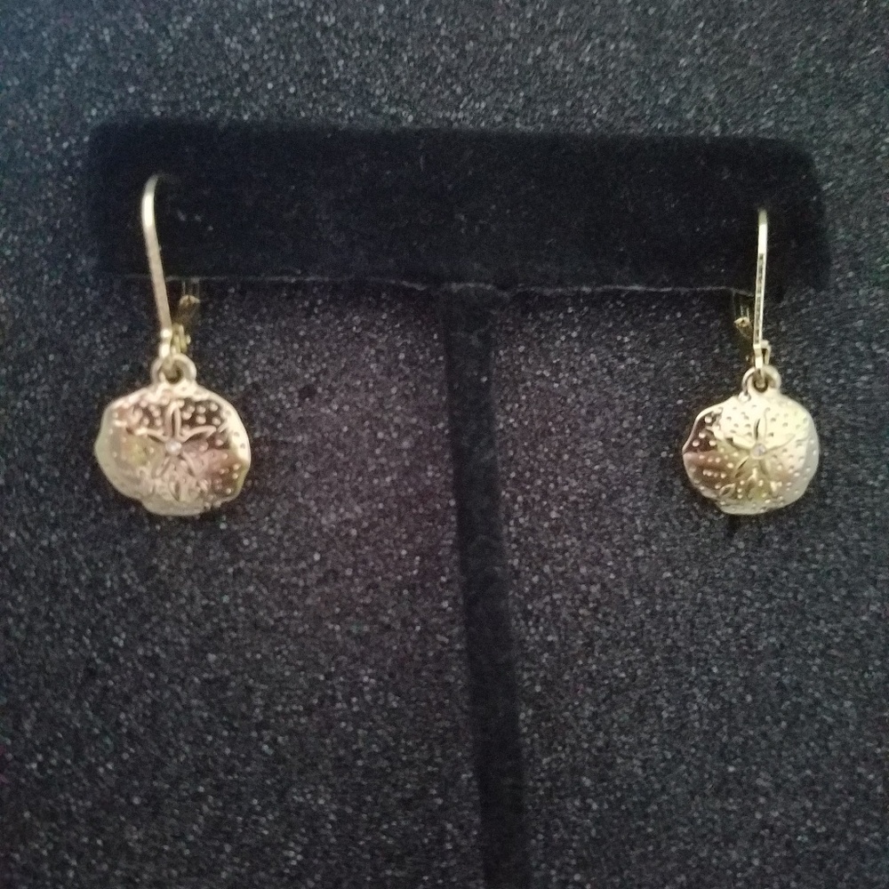 Gold dropp dangle earrings